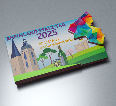 Rheinland-Pfalz-Tag Magnet 2025, Motive aus Neustadt an der Weinstraße