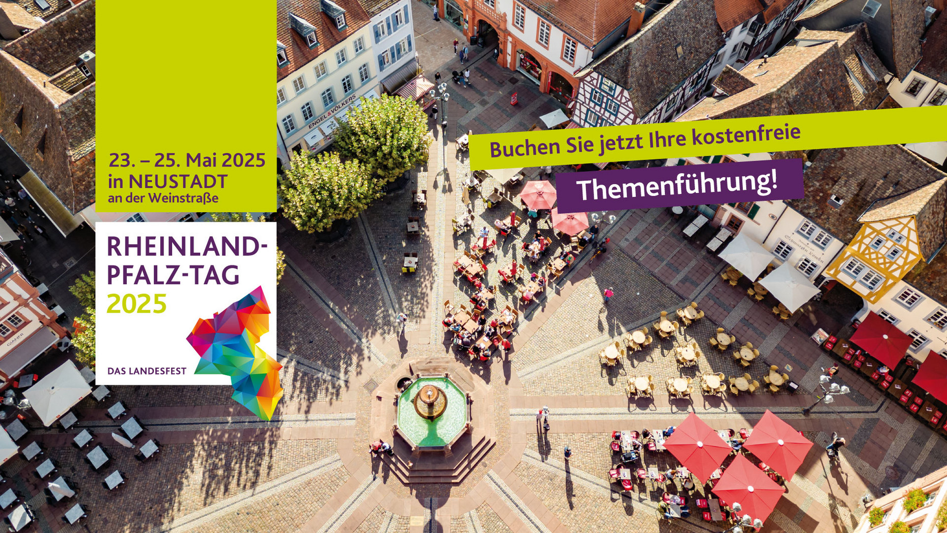 RLP-Tag in Neustadt an der Weinstraße, 23.-25. Mai 2025, Buchen Sie jetzt Ihre kostenfreie Themenführung!